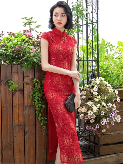 qipao dress long|More.